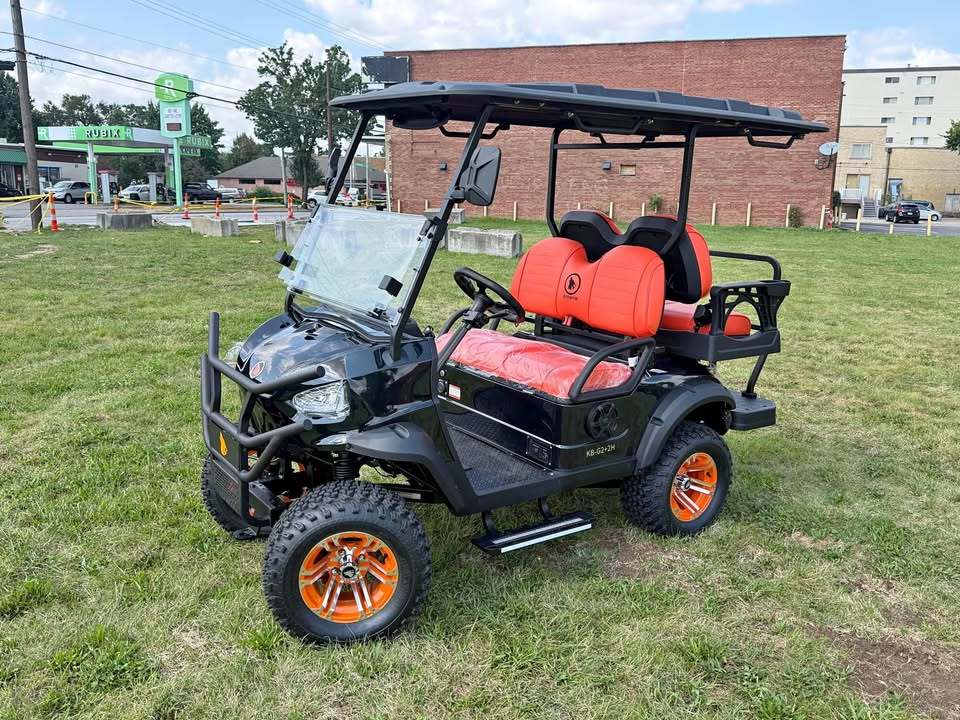 New Wolverine 4 Seater Electric Lifted LSV Golf Cart